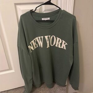 Green New York Sweatshirt